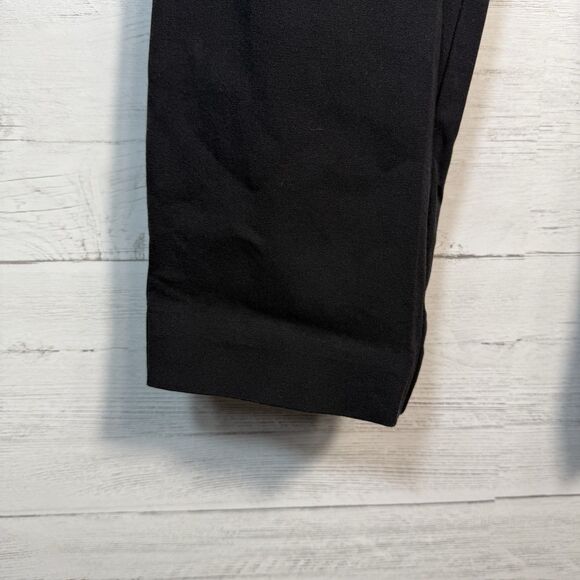 Anthropologie The Essential Slim Black Trouser Ankle Pants Womens size 12P - Picture 3 of 7